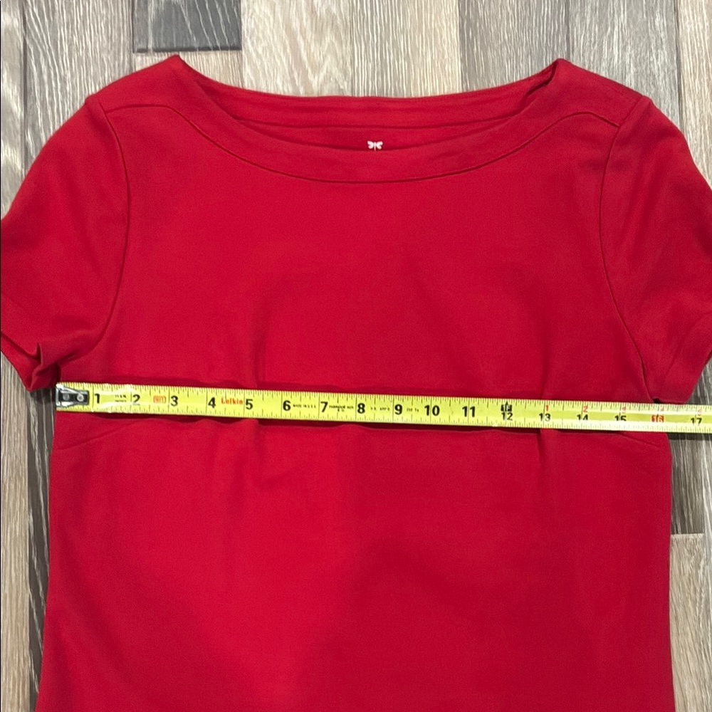 Talbots Red Women's Dress. Size Small. - Picture 9 of 11
